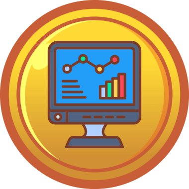 iş grafiği vektör illüstrasyonu