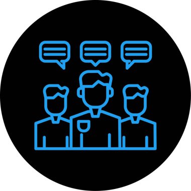 İş simgesinin vektör illüstrasyonu