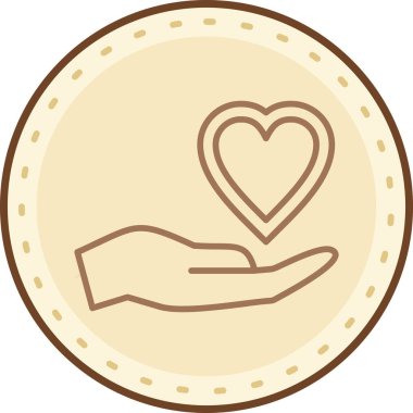 Hayırseverlik kavramı konsepti vektör illüstrasyonu