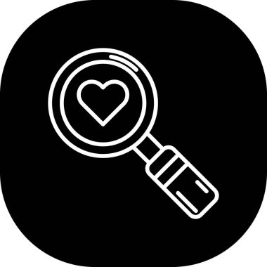 Arama simgesi vektör illüstrasyonu