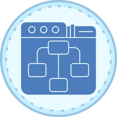 seo modern simgesinin vektör illüstrasyonu