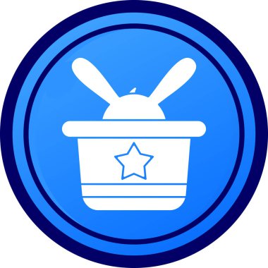 Bir cupcake simgesinin vektör illüstrasyonu