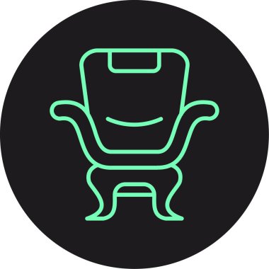 sandalye simgesi çizimi