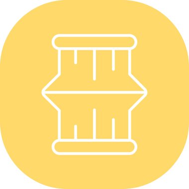 Modern yapı simgesinin vektör illüstrasyonu