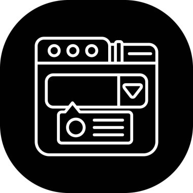 Modern b 'nin vektör illüstrasyonu eksik simgesi