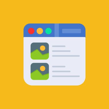 iş simgesi vektör illüstrasyonu