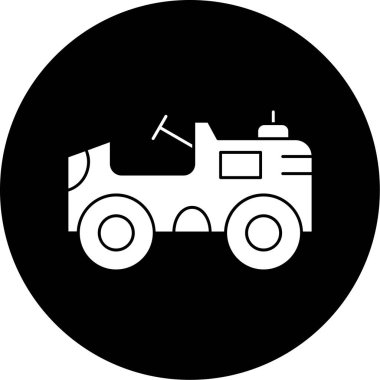 B - kamyon simgesinin vektör illüstrasyonu