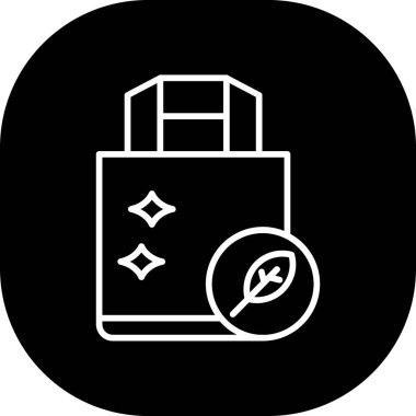 Moda ph izole edilmiş arka planda alışveriş poşeti simgesi