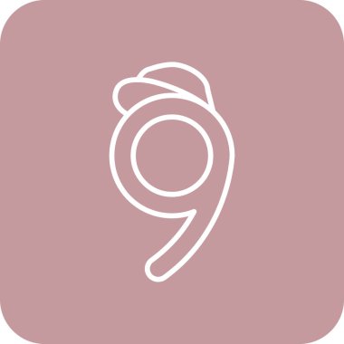 Modern bir simgenin vektör illüstrasyonu