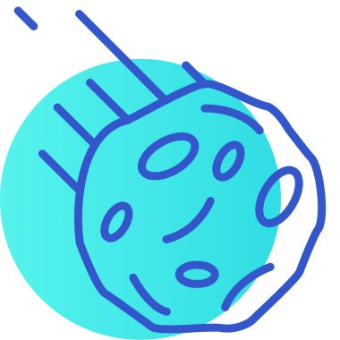 Gezegen. Web simgesi basit tasarım