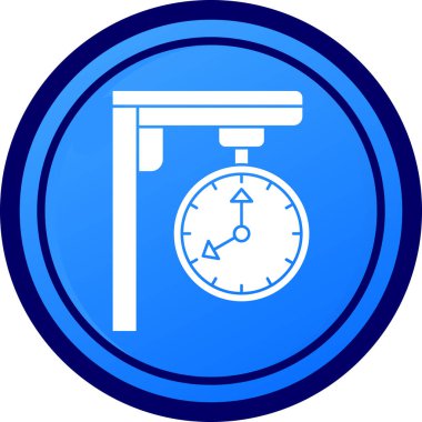 Kronometre simgesi modaya uygun izole edilmiş arkaplan