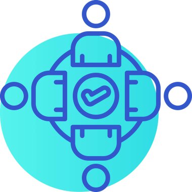 İş ve finans simgesinin vektör illüstrasyonu