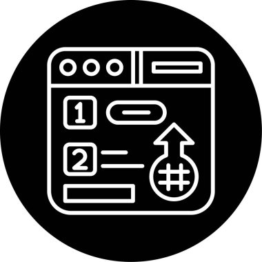 calculator web icon simple illustration