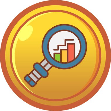 iş büyümesi grafiği simgesi doldurulmuş ana hatlar biçiminde