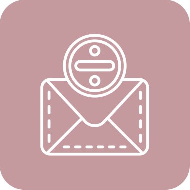 zarf e- posta simgesi vektör illüstrasyonu