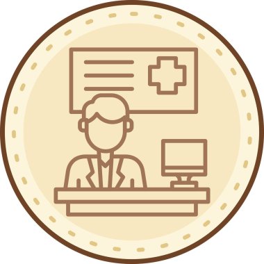 iş simgesi, vektör resimleme