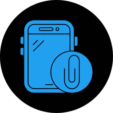 Akıllı telefon. Web simgesi basit illüstrasyon