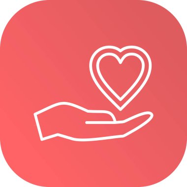 el vektör simgesi olan kalp