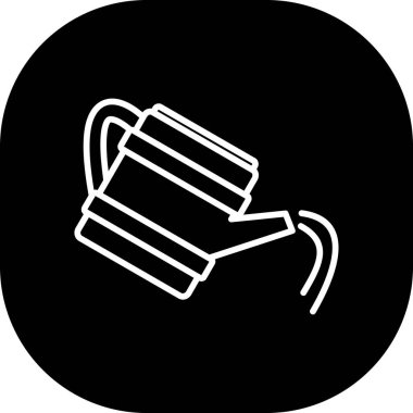 Modern b 'nin vektör illüstrasyonu eksik simgesi