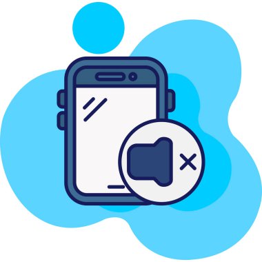 Akıllı telefon. Web simgesi basit illüstrasyon