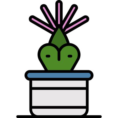Kaktüs saksı ikonu