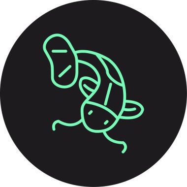 Eşsiz denizanası vektör simgesi