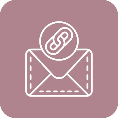 E- posta simgesinin vektör illüstrasyonu