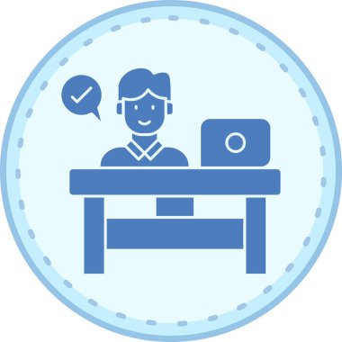 öğrenci simgesi vektör illüstrasyonu