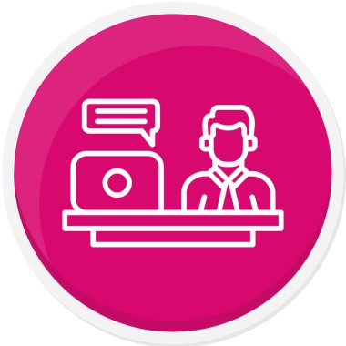 bilgisayar simgesi vektör illüstrasyonu