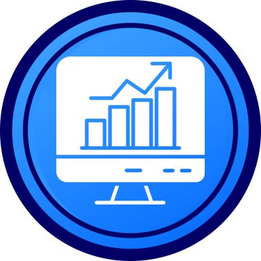 Grafik vektör simgesi modern basit vektör illüstrasyonu