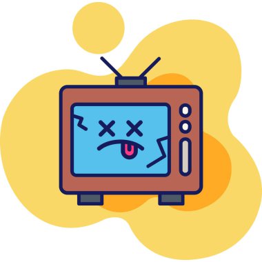 Kızgın ikon. kızgın emoji vektör illüstrasyonu