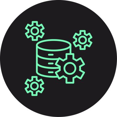 Projeniz için vektör ayarı simgesi