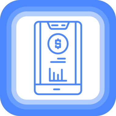 Vektör Mobil simge illüstrasyonu