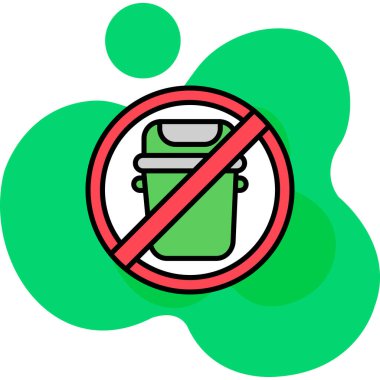 Yiyecek ikonu yok. Web için basit besin vektör simgeleri çizimi