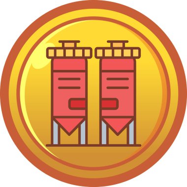 Vektör illüstrasyonu, simge ögesi arkaplanı