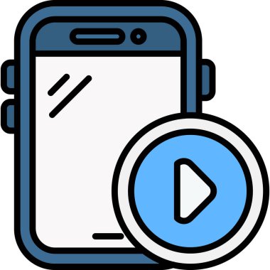 cep telefonu ikonu vektör illüstrasyonu