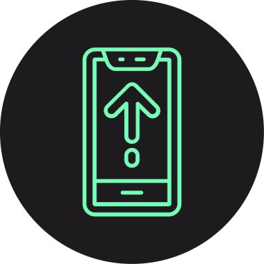 Vektör Mobil simge illüstrasyonu