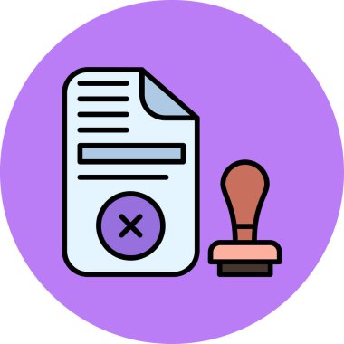 Belge simgesinin vektör illüstrasyonu