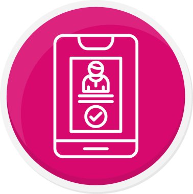 Stok simgesi, vektör illüstrasyonu basit tasarım