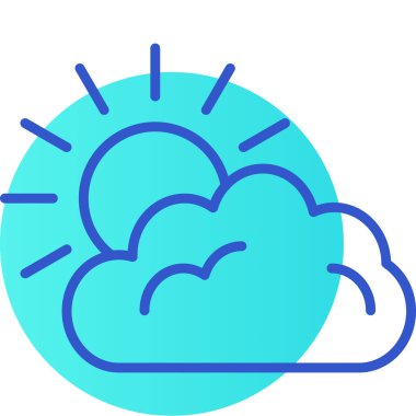 Bulut. Web simgesi basit tasarım