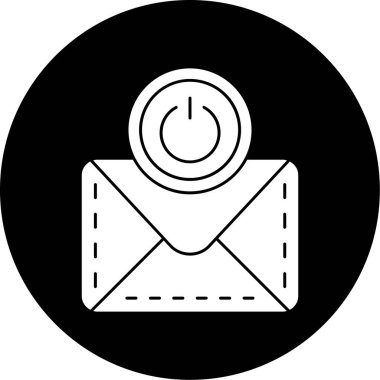 e-posta zarfı harf simgesi ana hat biçiminde