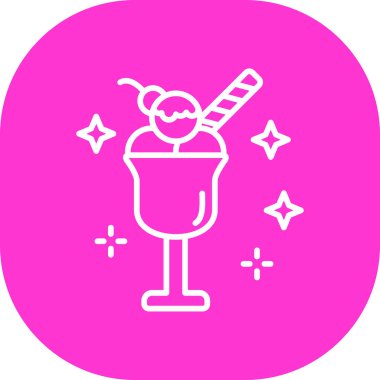 Şirin bir cadılar bayramı simgesinin vektör çizimi