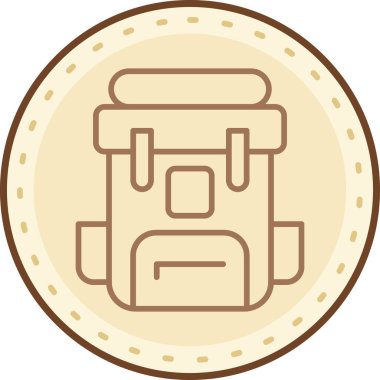 Para çantası. Basit resimleme