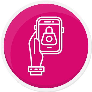 akıllı saat simge vektör illüstrasyonu