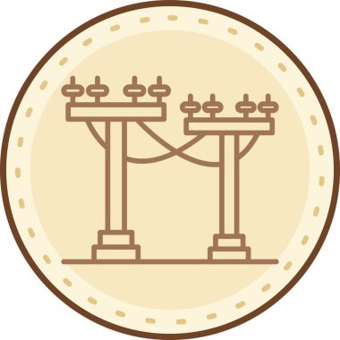 Modern b 'nin vektör illüstrasyonu eksik simgesi