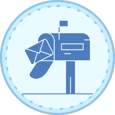 Mektup. Web simgesi basit tasarım