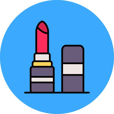 Ruj izi. Web simgesi basit illüstrasyon