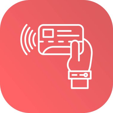 Moda biçimi izole edilmiş arkaplanda smartwatch simgesi