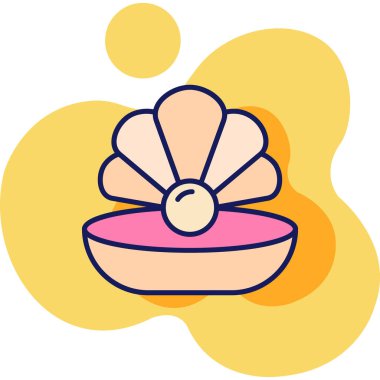 Bir çiçeğin vektör illüstrasyonu