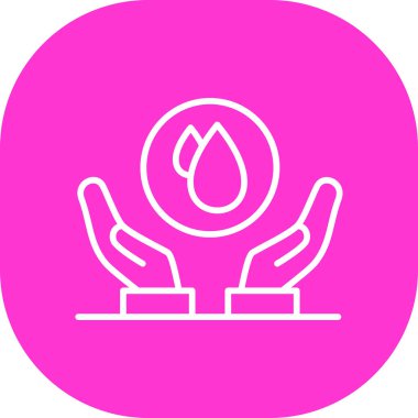 güzel indirme vektör çizgisi simgesi